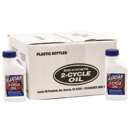 Lucas Oil 2-Cycle Oil Semi-Synthetic, r 2.6 oz. bottles