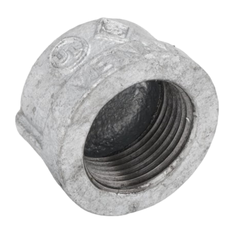 Galvanized Cap 1 inch FPT