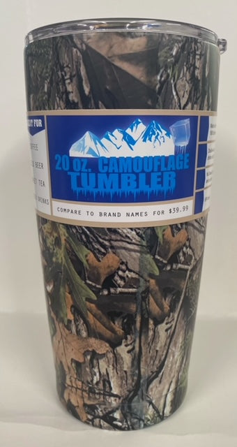 20oz CAMOUFLAGE TUMBLER