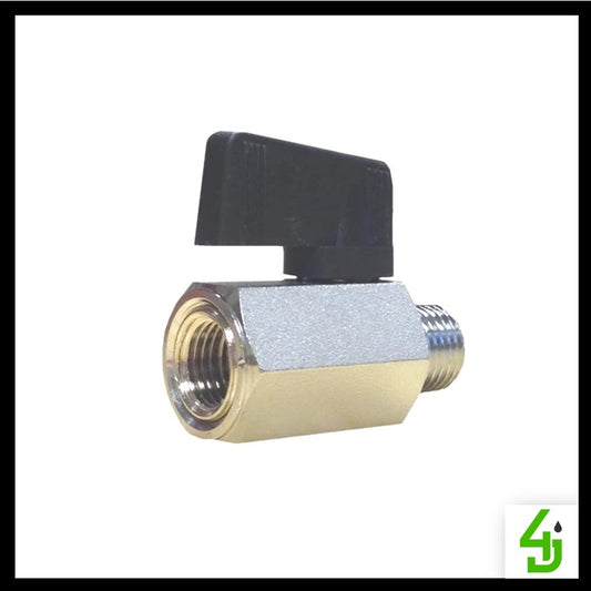 1/4 Inch MPT x 1/4 Inch FPT Mini Ball Valve Z-Spray p/n 135-5737 image 0