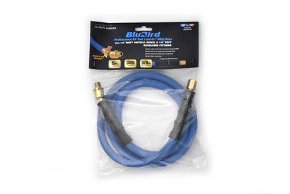 BluBird Rubber Air Hose Whip / Snubber 3/8 inch x 5 foot  BBSR3805 image 0