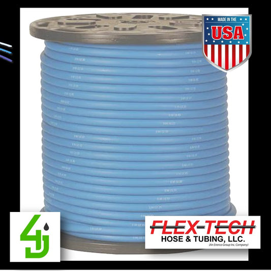 Multi Purpose Air and Water Hose 300 PSI 3/8 inch x 500 foot bulk roll - Blue image 0