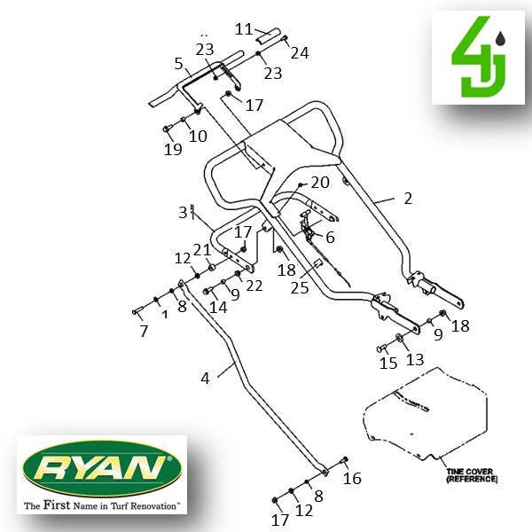 Ryan 64018-7 Carriage Bolt (Handle Group) #15 image 1