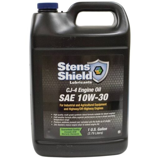 Stens Shield CJ-4 Diesel Engine Oil 10W-30 - 1 gallon bottles