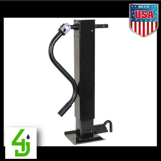 12 Inch Heavy-Duty Side Pin 4 Inch Square Jack - with Handle p/n: 0091410H image 0