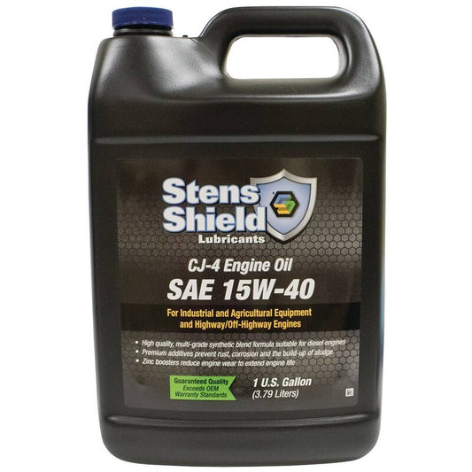 Stens Shield CJ-4 Diesel Engine Oil 15W-40 1 gallon image 0