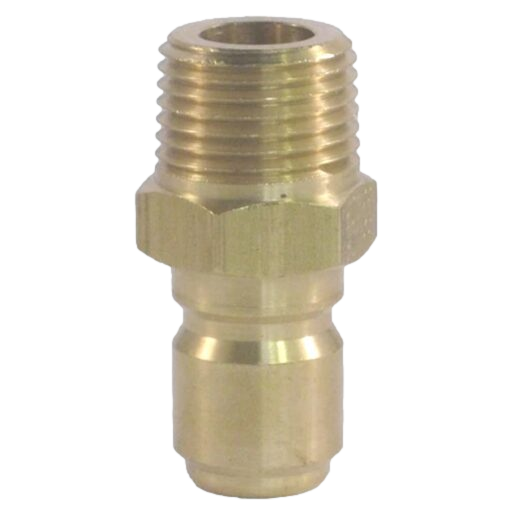 1/2 Inch MPT Brass Male Plug Connector 50MPB