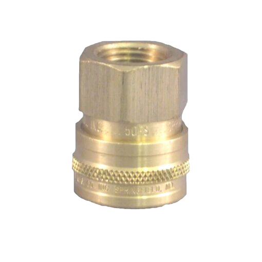 1/2 Inch NPT FS Brass Female Socket Connector 50FS