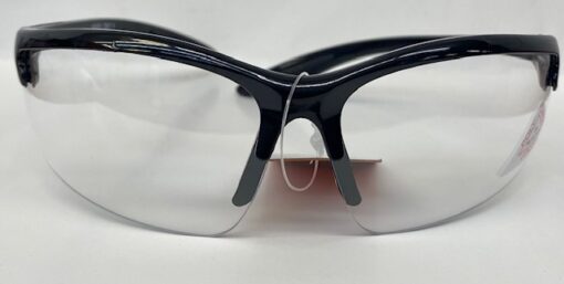 RAPTOR SAFETY GLASSES BLACK W/GREY LENS