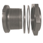 Poly Bulk Head Fitting 1/2 inch Viton