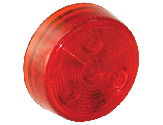 2 Inch Red Round Marker/Clearance Light with 4 LEDs (Light Only) 5622154 image 0