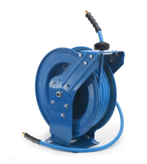 BluBird Rubber Air Hose Reel Dual Arm Assembly 1/2 Inch  x 50 feet OSRDA1250