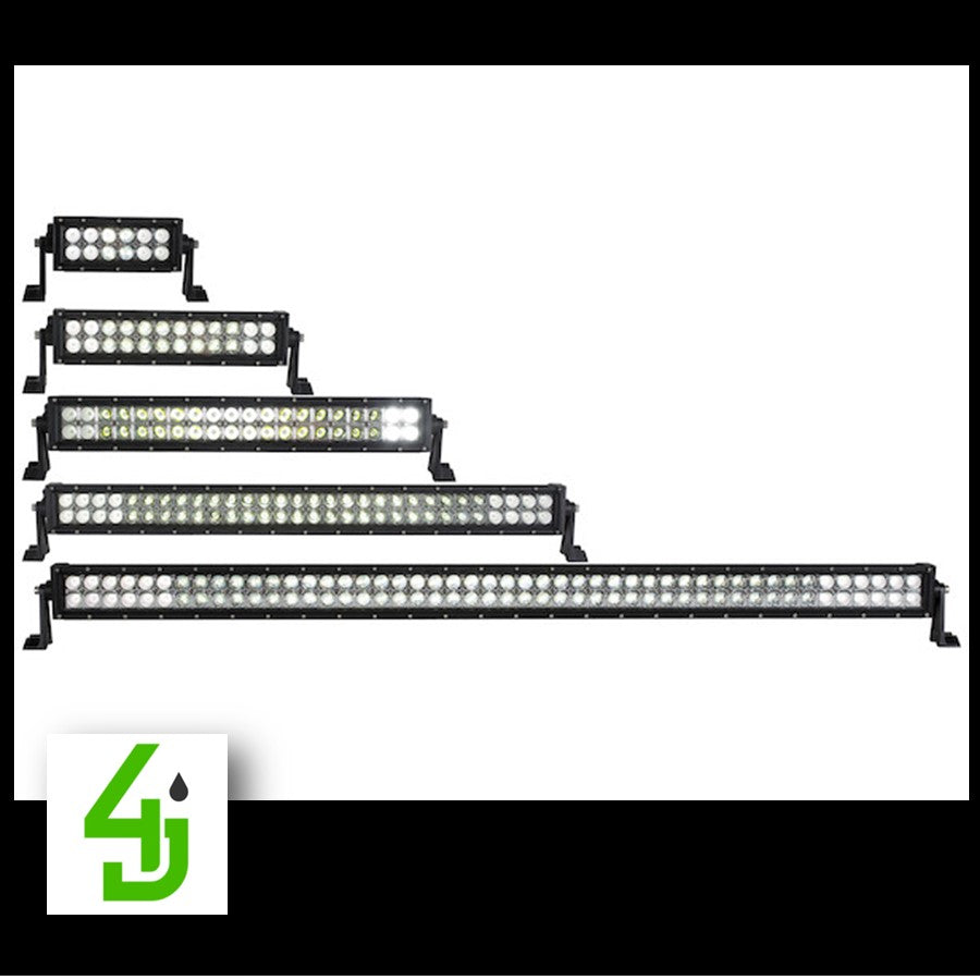 Ultra Bright Straight Double Row LED Combination Spot-Flood Light Bar 50 Inch - 1492165 image 1