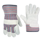 Economy Safety Cuff Leather Palm Work Gloves – Single Pair